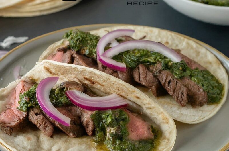 Steak Tacos with Chimichurri Recipe