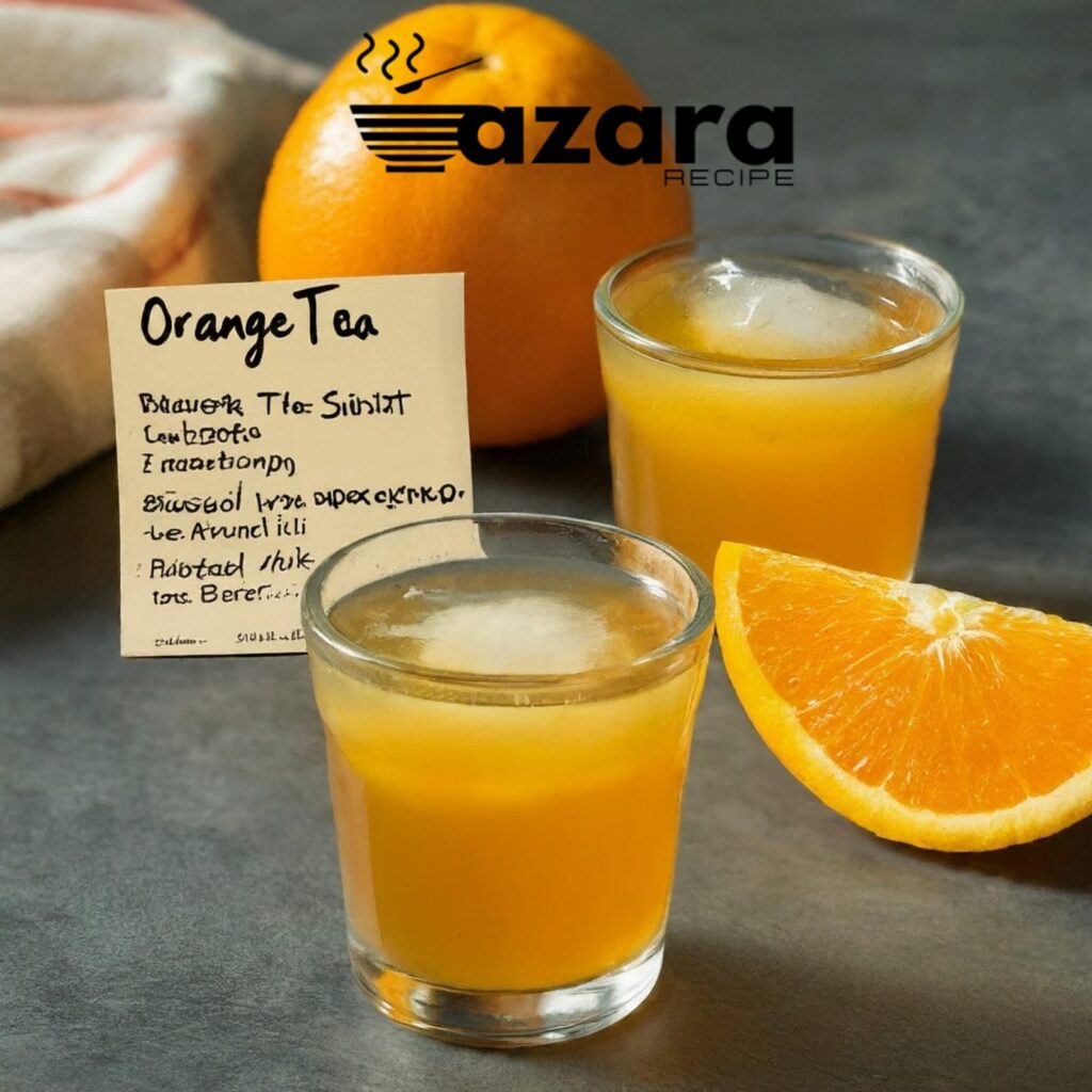 orange tea shot